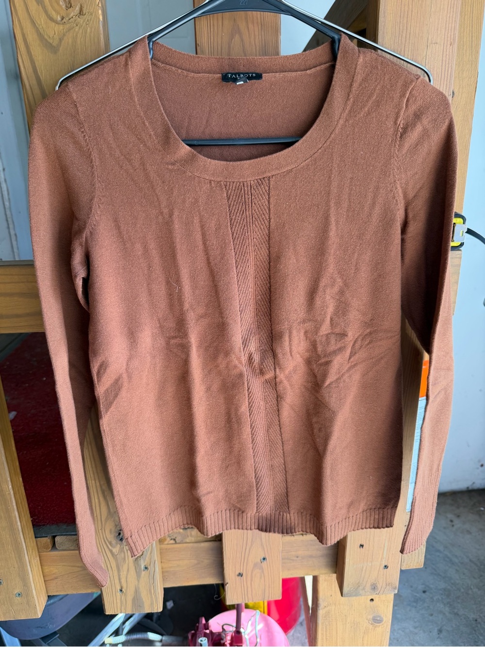Talbots Women’s Rust Crewneck Sweater